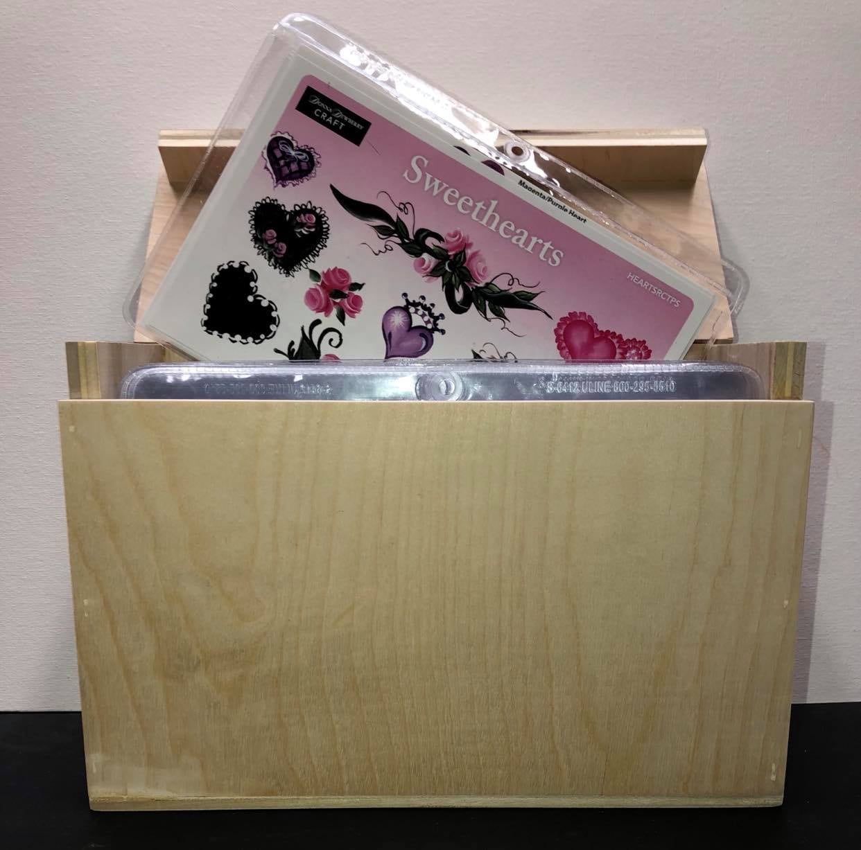 Unfinished Recipe Card Box