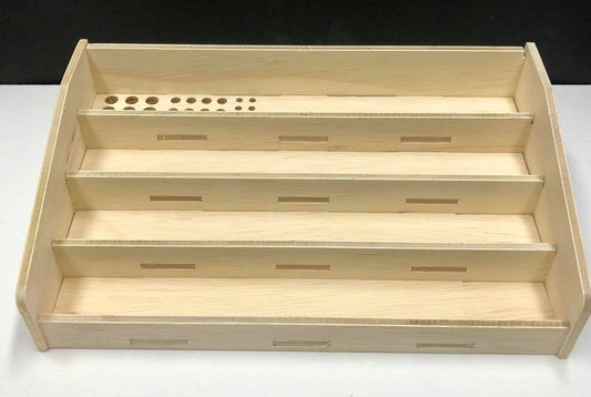 Unfinished Craft Paint Rack