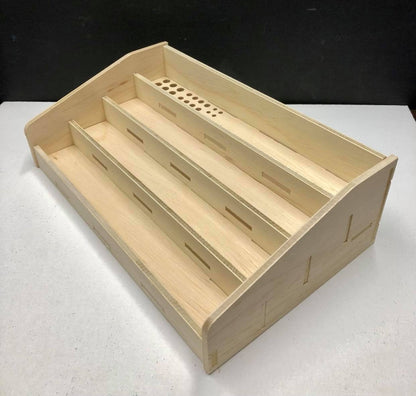 Unfinished Craft Paint Rack