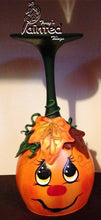 Load image into Gallery viewer, Pumpkin Face Candle Holder
